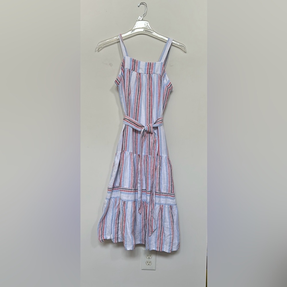 Crown and Ivy linen lined maxi dress
